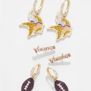 Minnesota Vikings NFL Earring Set by Baublebar